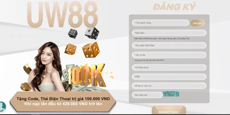 Các bước đăng nhập UW88 nhanh, mượt và an toàn tuyệt đối