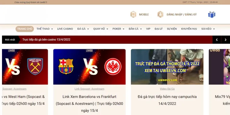 Những giai đoạn phát triển của thương hiệu UW88